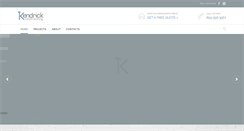 Desktop Screenshot of kendrickcontracting.com
